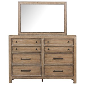 Samuel Lawrence Flatbush Bureau and Mirror Combo