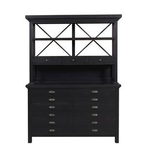 Morris Home Furnishings Riverside Riverside Buffet with Hutch