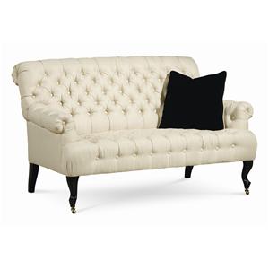 Caracole Caracole Upholstery Tuft Luck Upholstered Settee