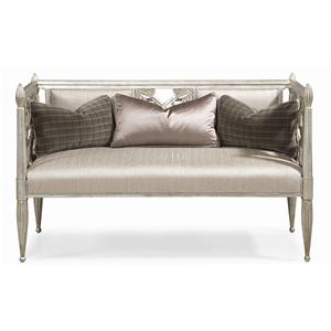 Caracole Caracole Upholstery Decked Out Upholstered Settee