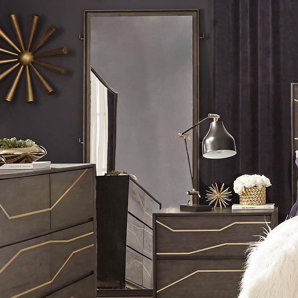 Tara Floor Mirror With Coat Hooks By Scott Living At Lapeer Furniture Mattress Center