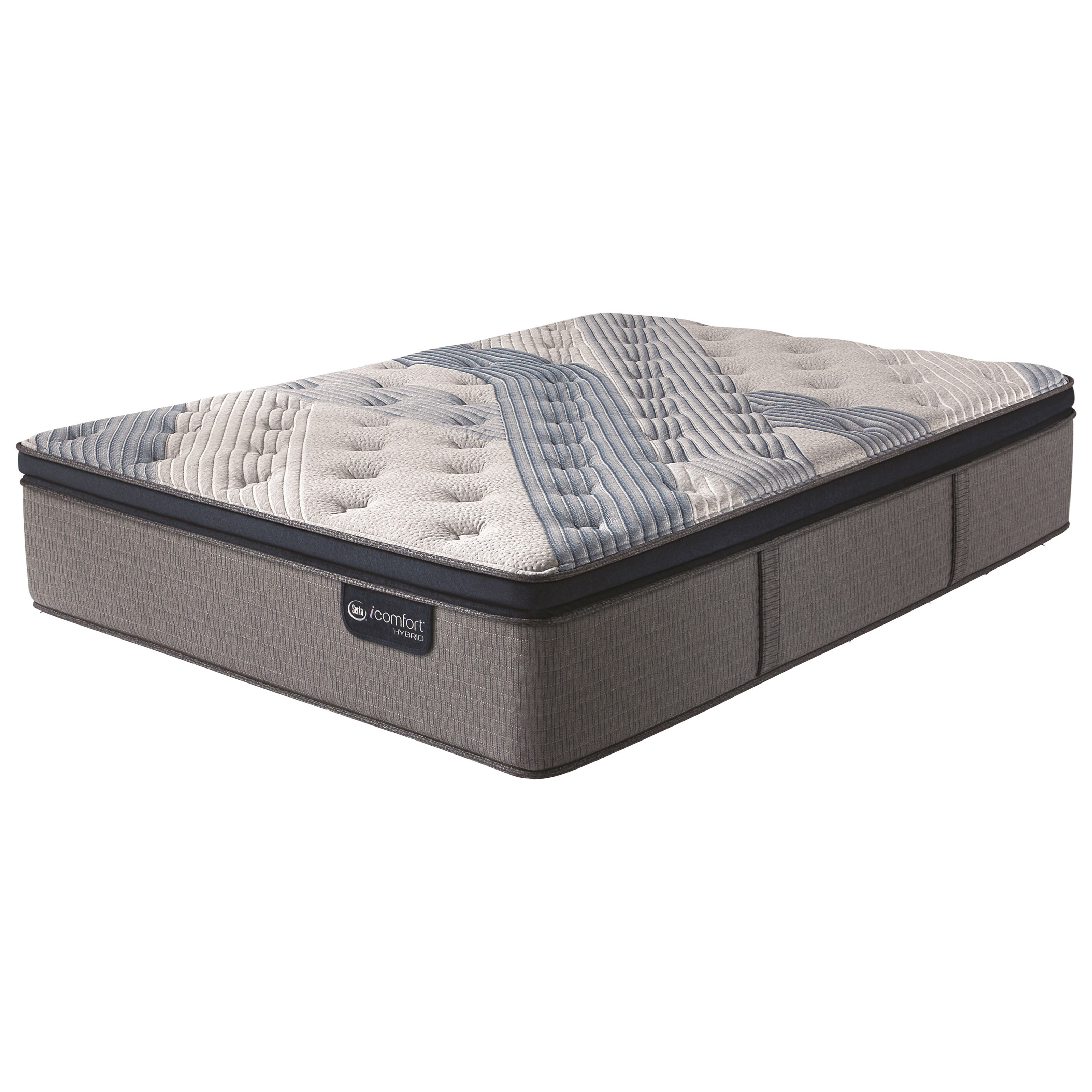 Serta Icomfort Hybrid Blue Fusion 1000 Plush Pt 500821653 1050 Queen Icomfort Hybrid Blue Fusion 1000 Plush Pt Queen Pillow Top Mattress By Serta