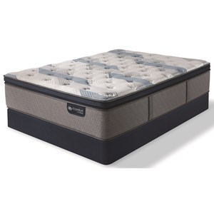 Queen Mattresses Mattress Sets Memphis Nashville Jackson Serta Icomfort Blue Fusion 300 Queen Plush Pillow Top Hybrid Mattress Set
