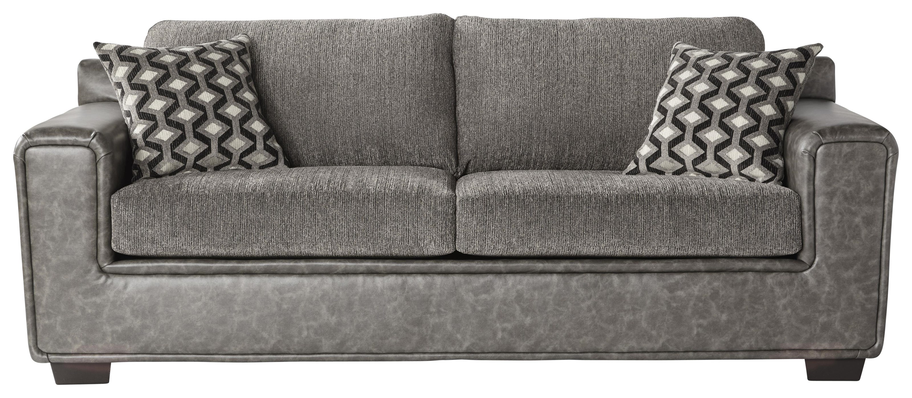 Serta Upholstery by Hughes Furniture 12850 Casual Upholstered Sofa | VanDrie Home Furnishings ...