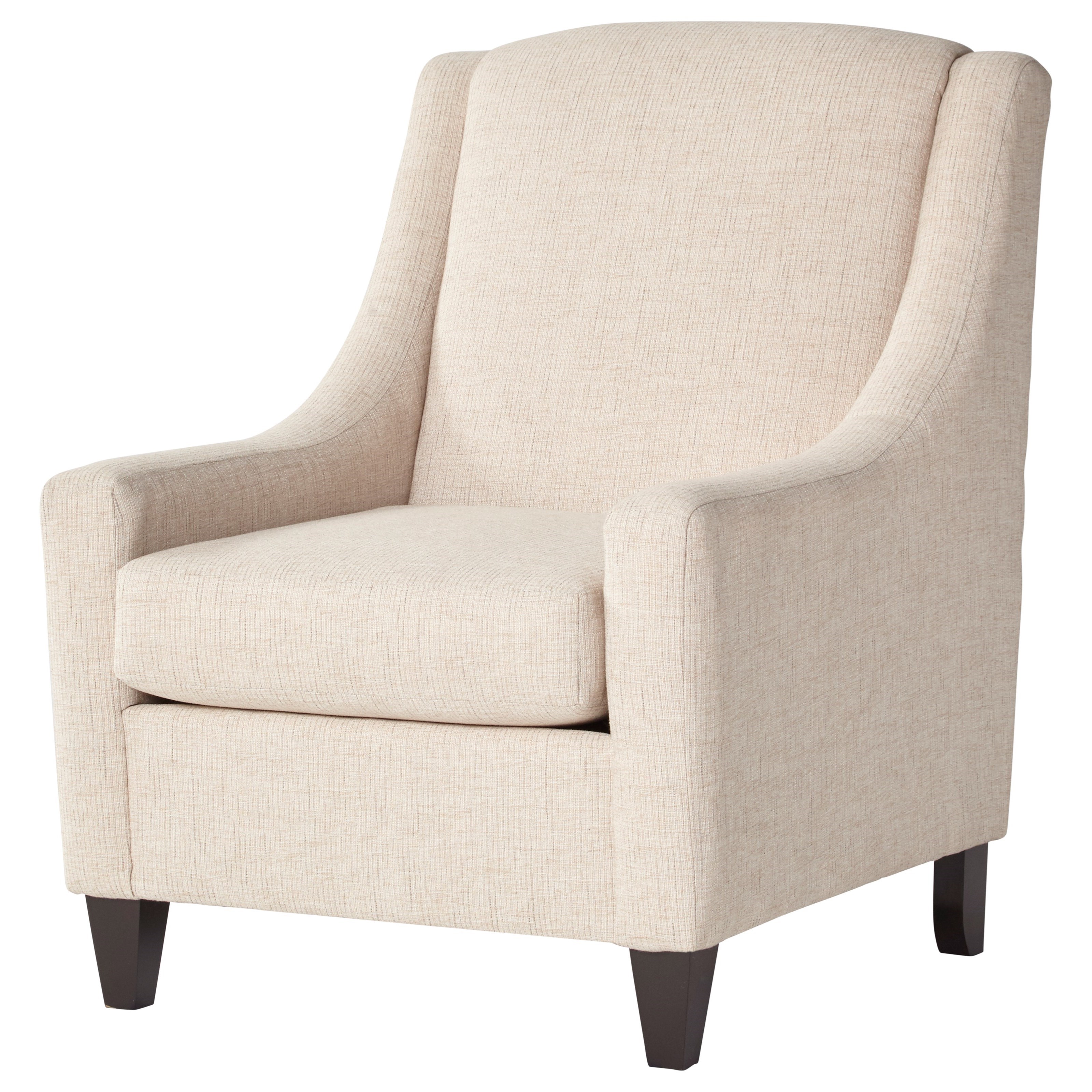 Serta Upholstery By Hughes Furniture 1500 Occasional Chair With Sloped Arms Rooms For Less Upholstered Chairs
