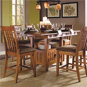 SG Santa Fe Counter Height Storage Table