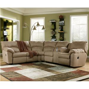 Signature Design by Ashley Furniture Amazon - Mocha 2 Piece Sectional Sofa