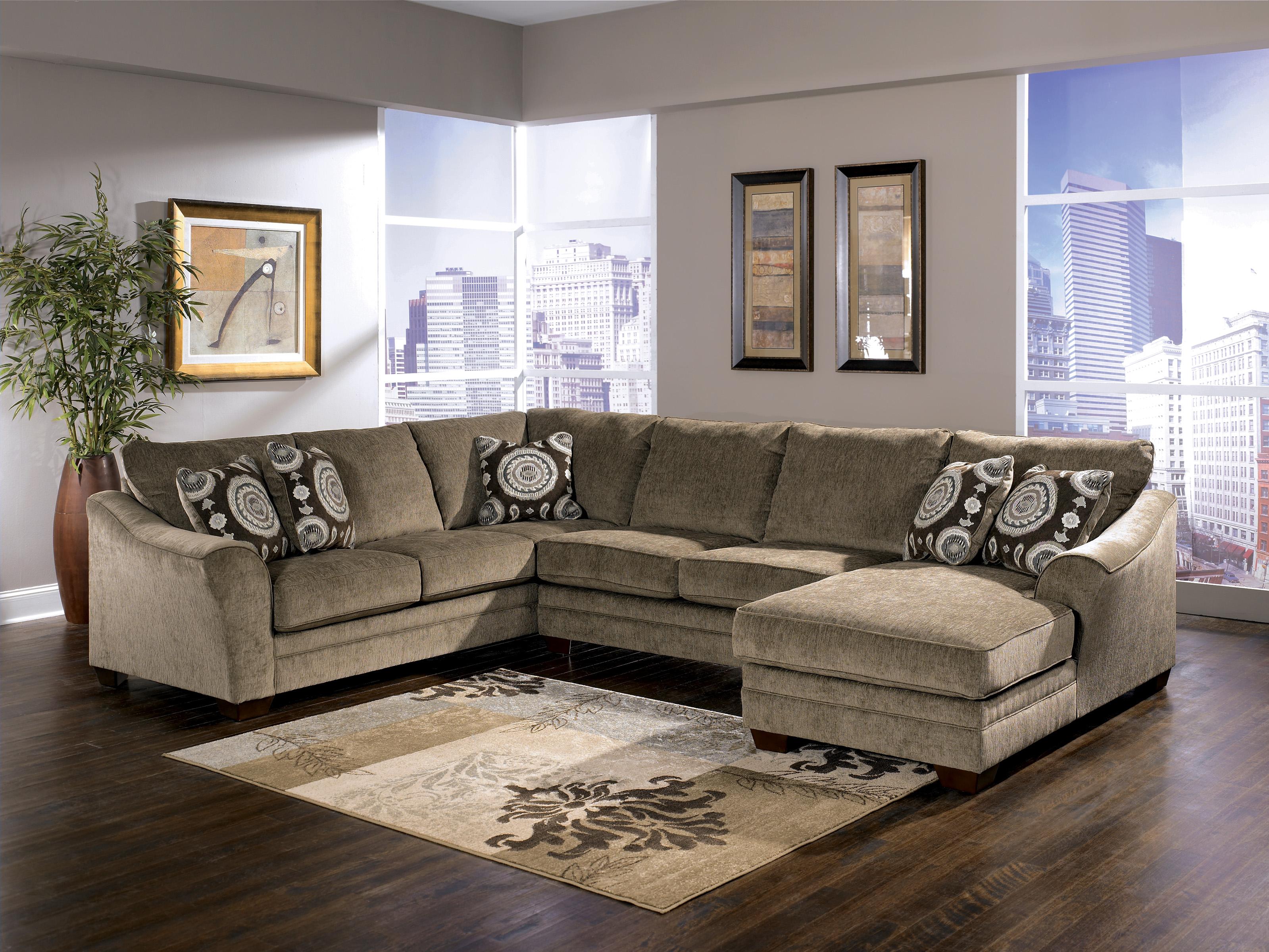 Signature Design by Ashley Cosmo Marble Sectional Sofa with Signature Design by Ashley Cosmo Marble Sectional Sofa with