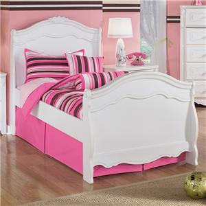 Signature Design by Ashley Exquisite Twin Sleigh Bed