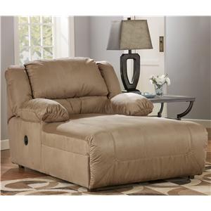 Ashley (Signature Design) Hogan - Mocha Pressback Chaise