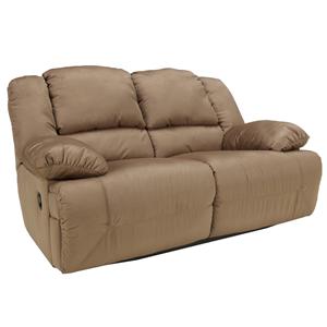 Signature Design by Ashley Hogan - Mocha Reclining Loveseat