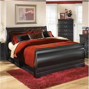Signature Design by Ashley Huey Vineyard Queen Sleigh Bed