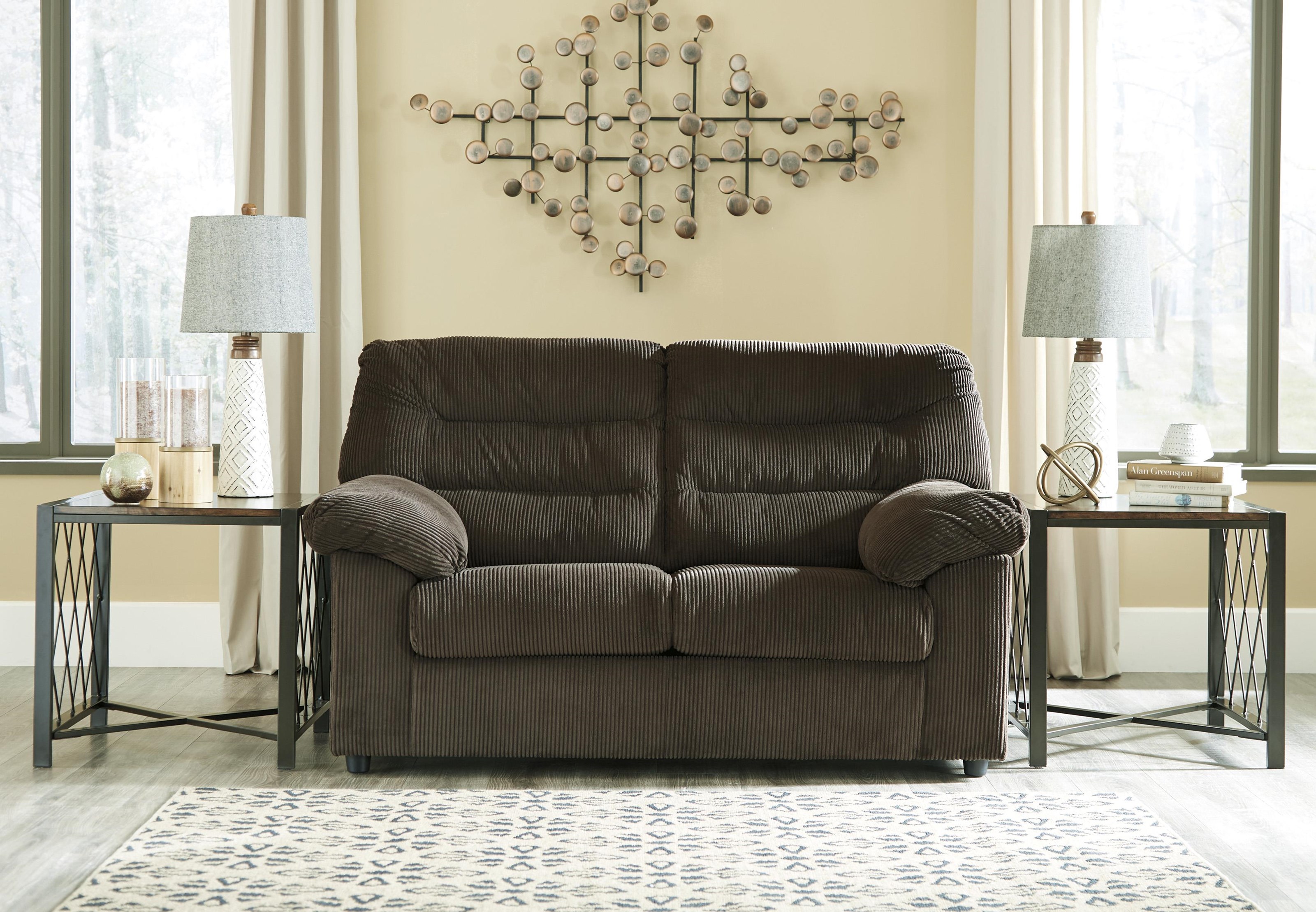 Signature Design by Ashley Gosnell Contemporary Love Seat | Westrich Furniture & Appliances ...