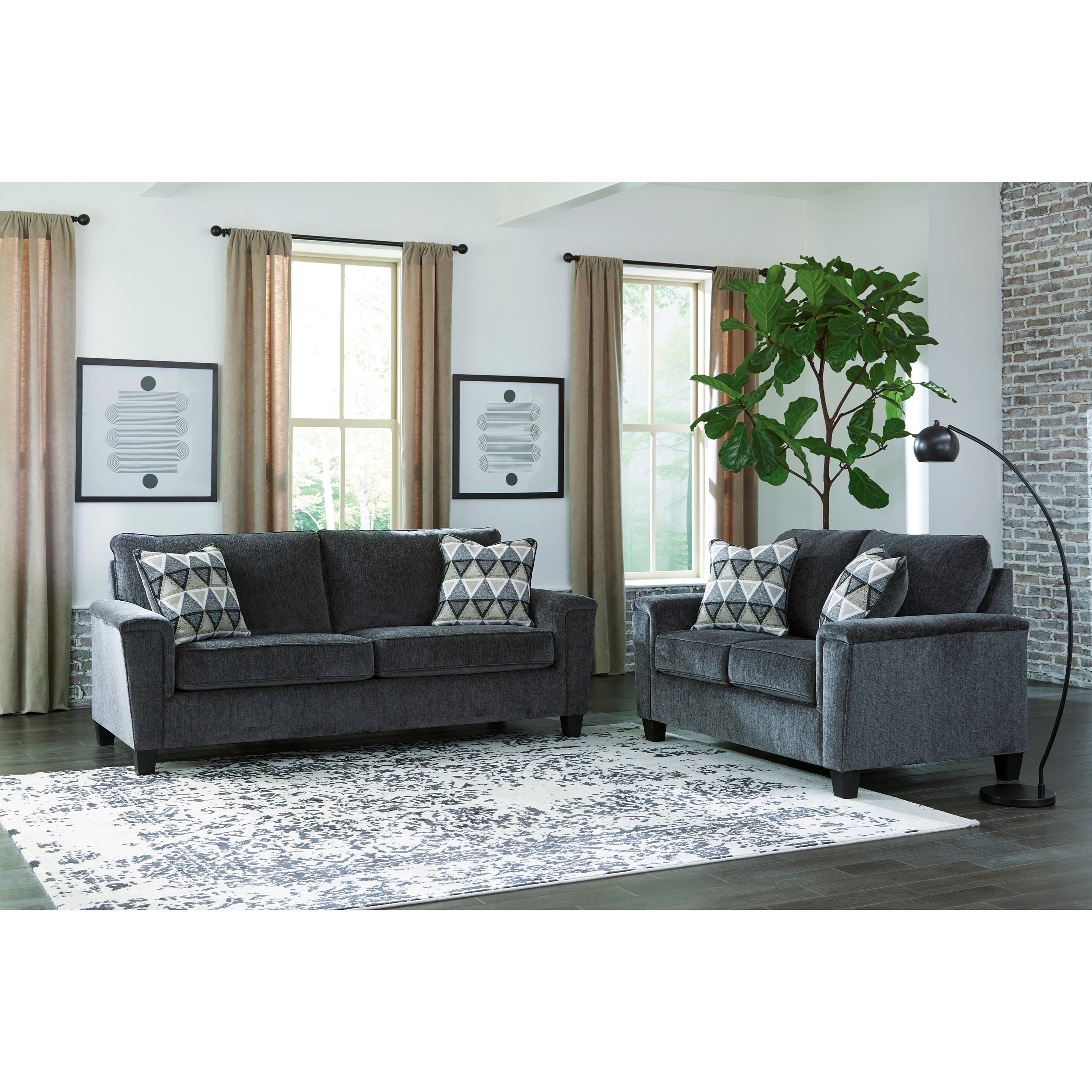 Signature Design By Ashley Abinger Living Room Group Furniture Fair North Carolina Stationary Living Room Groups