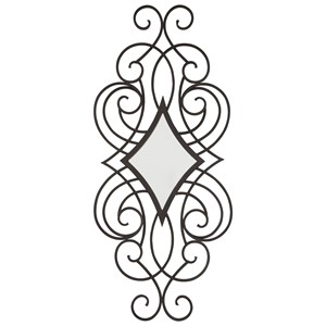 Signature Design by Ashley Accent Mirrors Oilbhe Black Accent Mirror