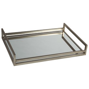 Signature Design by Ashley Accents Derex Silver Tray