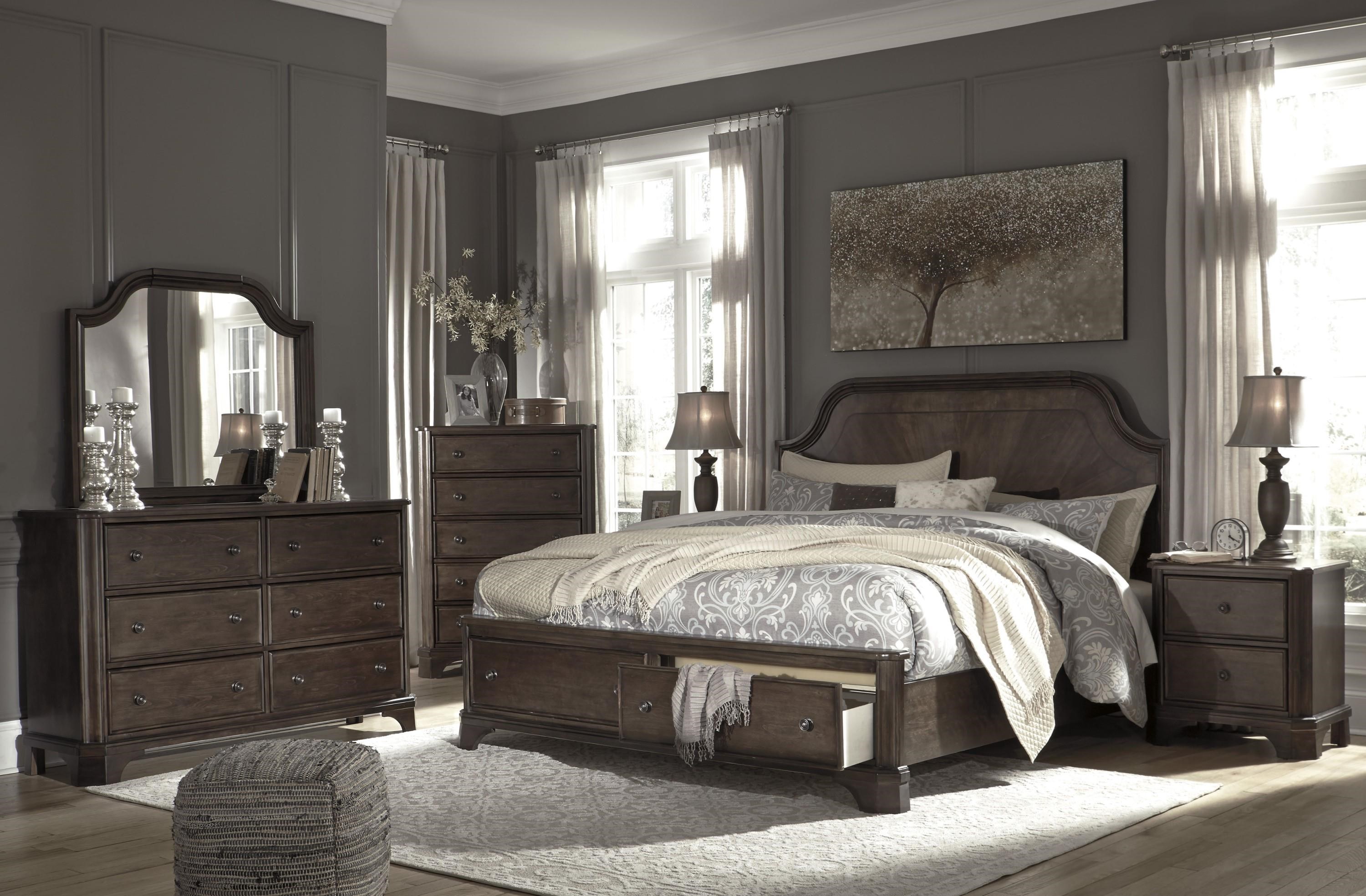 Signature Design by Ashley Adinton Queen 5 Piece Group ...