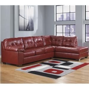 Signature Design by Ashley Furniture Alliston DuraBlend® - Salsa Sectional w/ Right Chaise