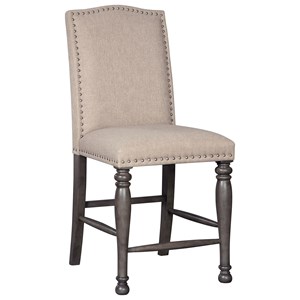 Ashley Signature Design Audberry Upholstered Barstool