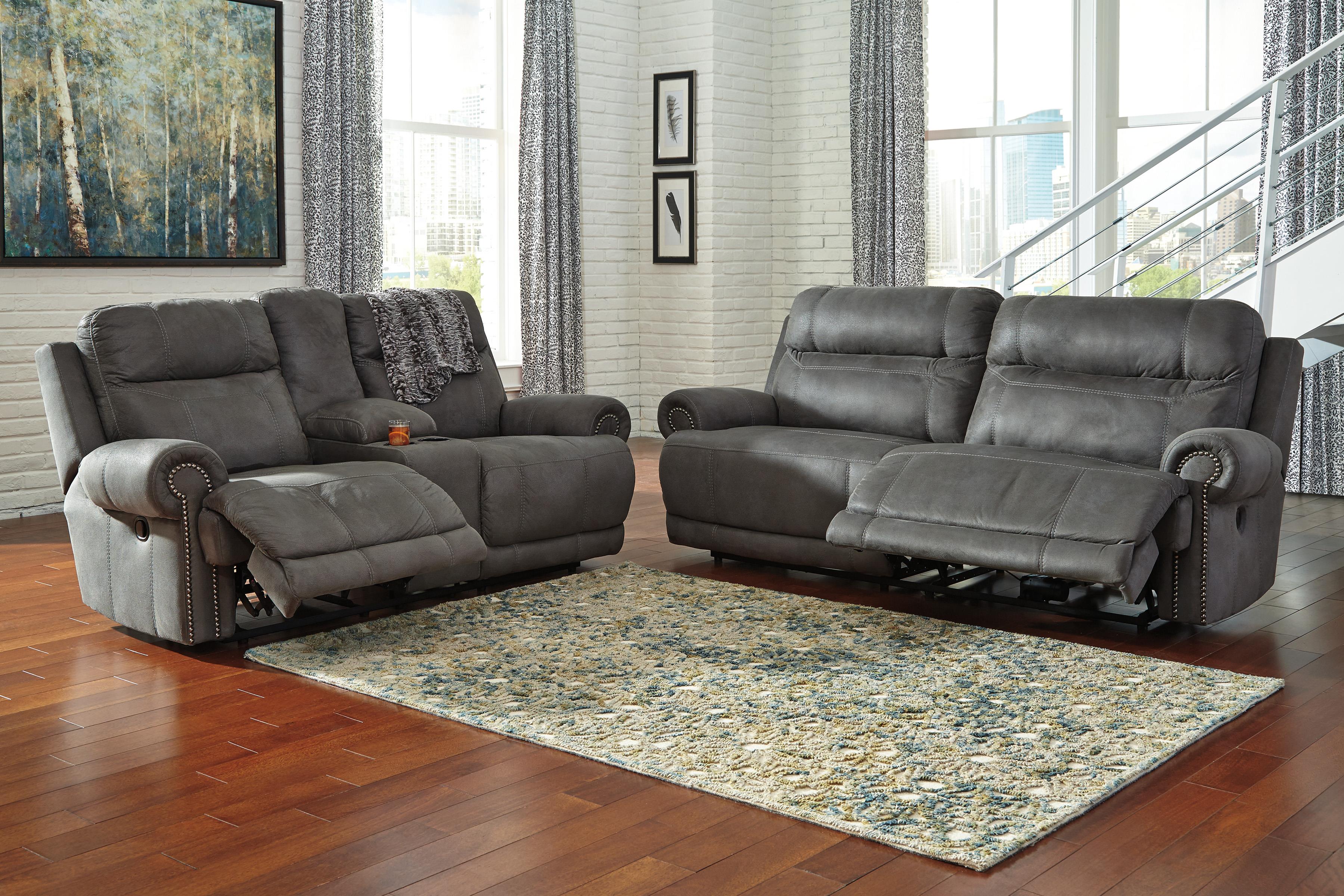 Ashley Signature Design Austere - Gray 3840196 Double ...