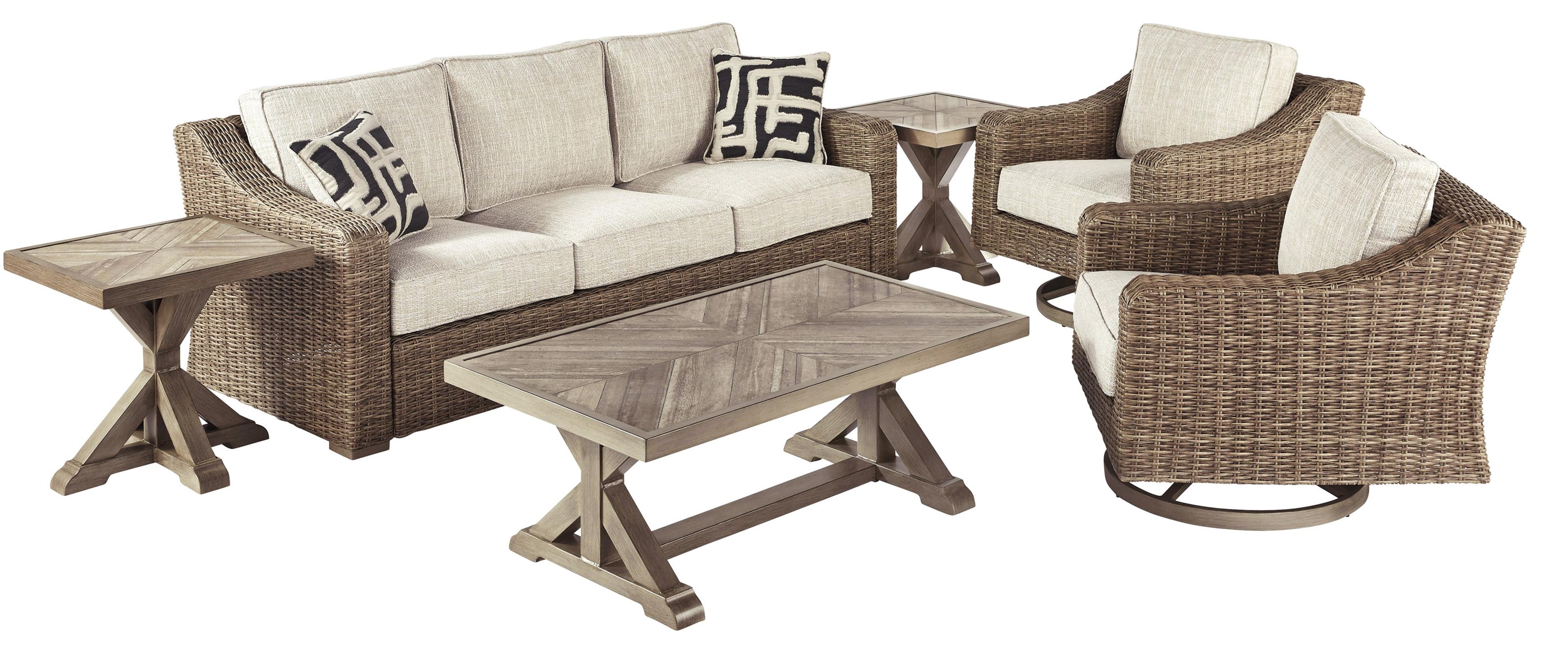 Signature Design by Ashley Beachcroft P791-838+2x821+701 ...