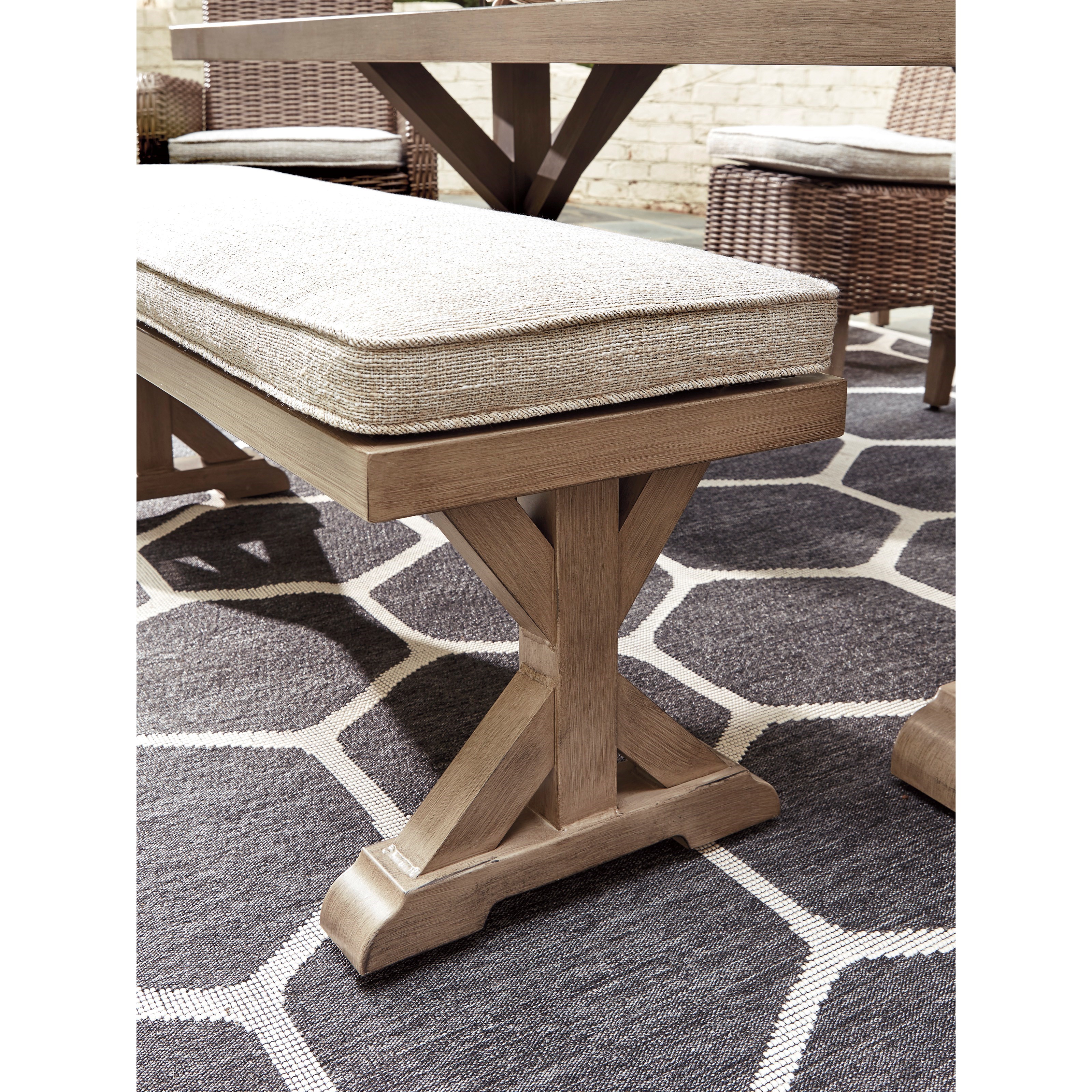Signature Design by Ashley Beachcroft Double Pedestal ...