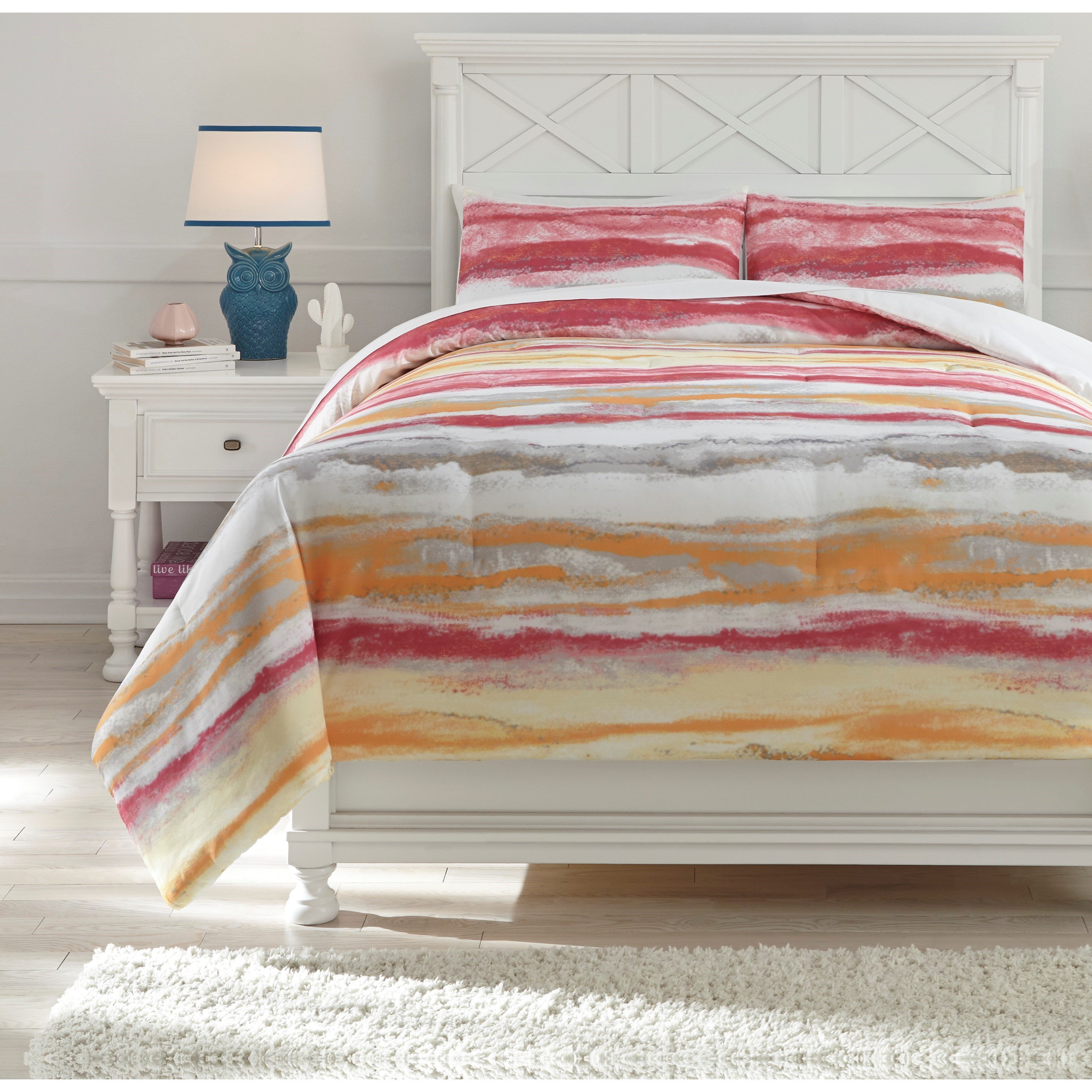 Ashley Signature Design Bedding Sets Q427003f Full Tammy Pink