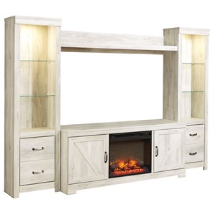 Signature Design By Ashley Gavelston Entertainment Wall Unit W
