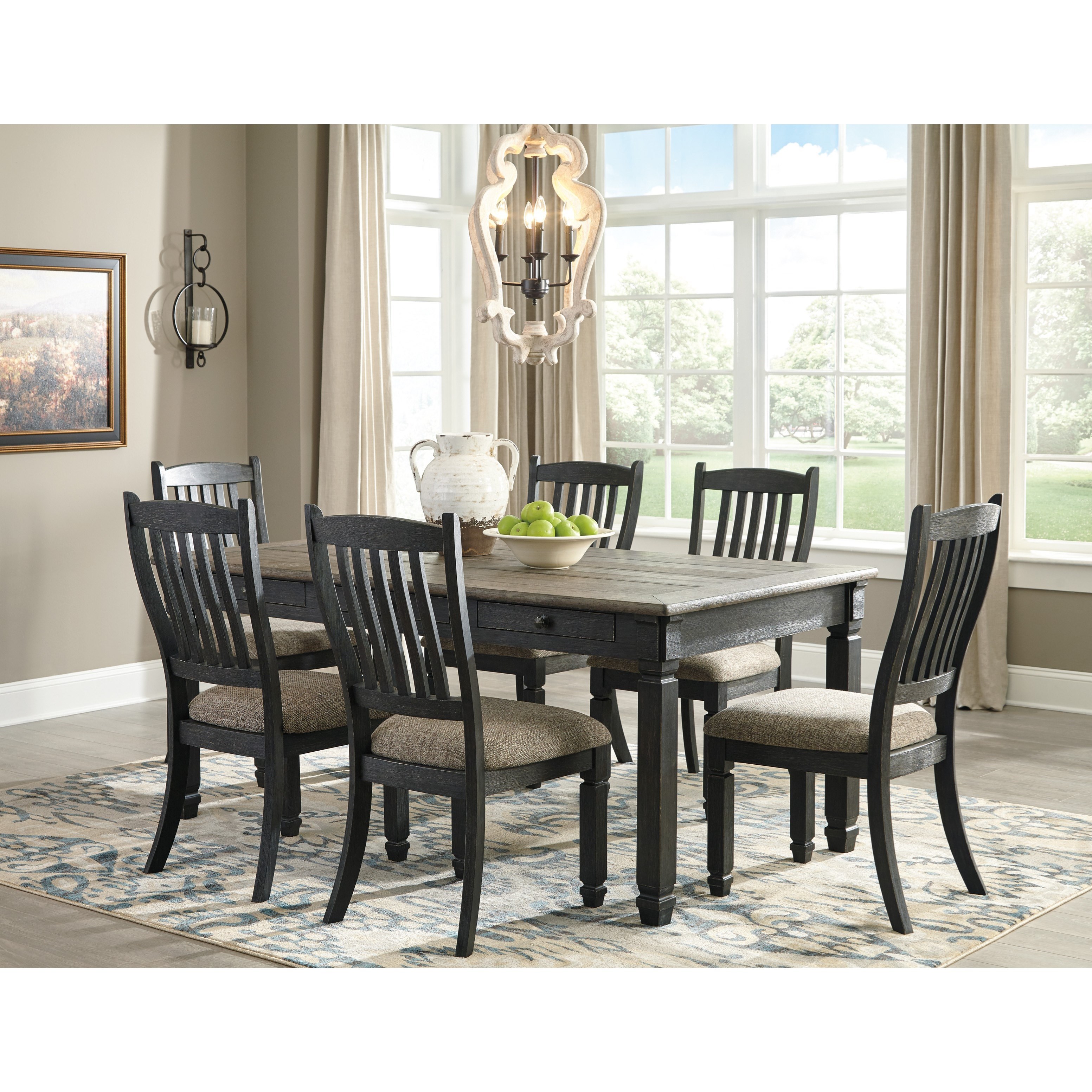 Tyler Creek Relaxed Vintage 7-Piece Table and Chair Set ... (3106 x 3106 Pixel)