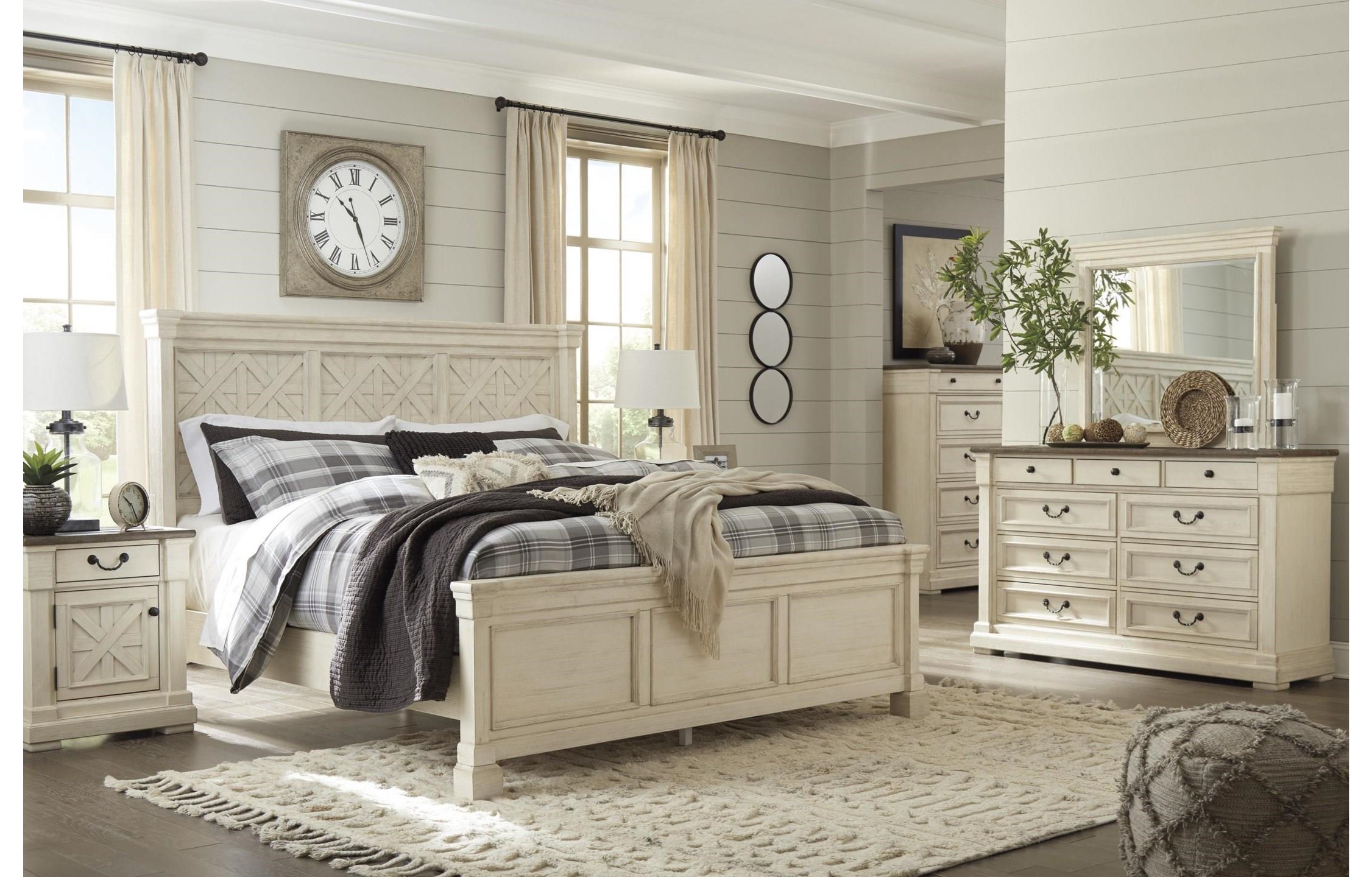 Signature Design by Ashley Bolanburg 5 piece king bedroom ...