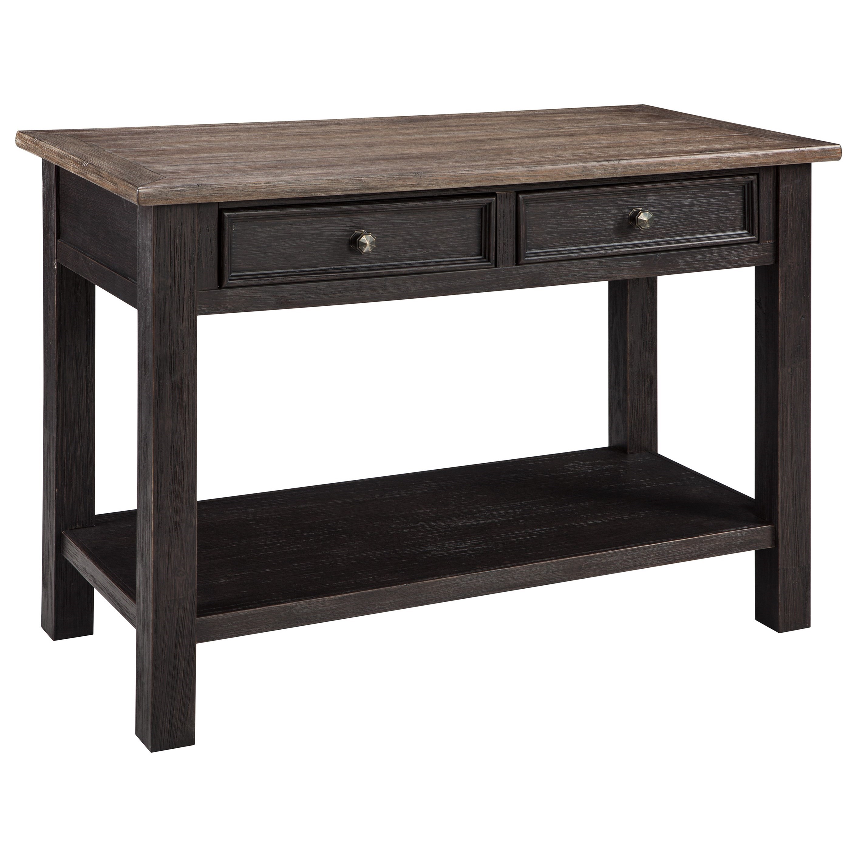 Tyler Creek Sofa Table With 2 Drawers By Ashley Signature Design At Dunk Bright Furniture