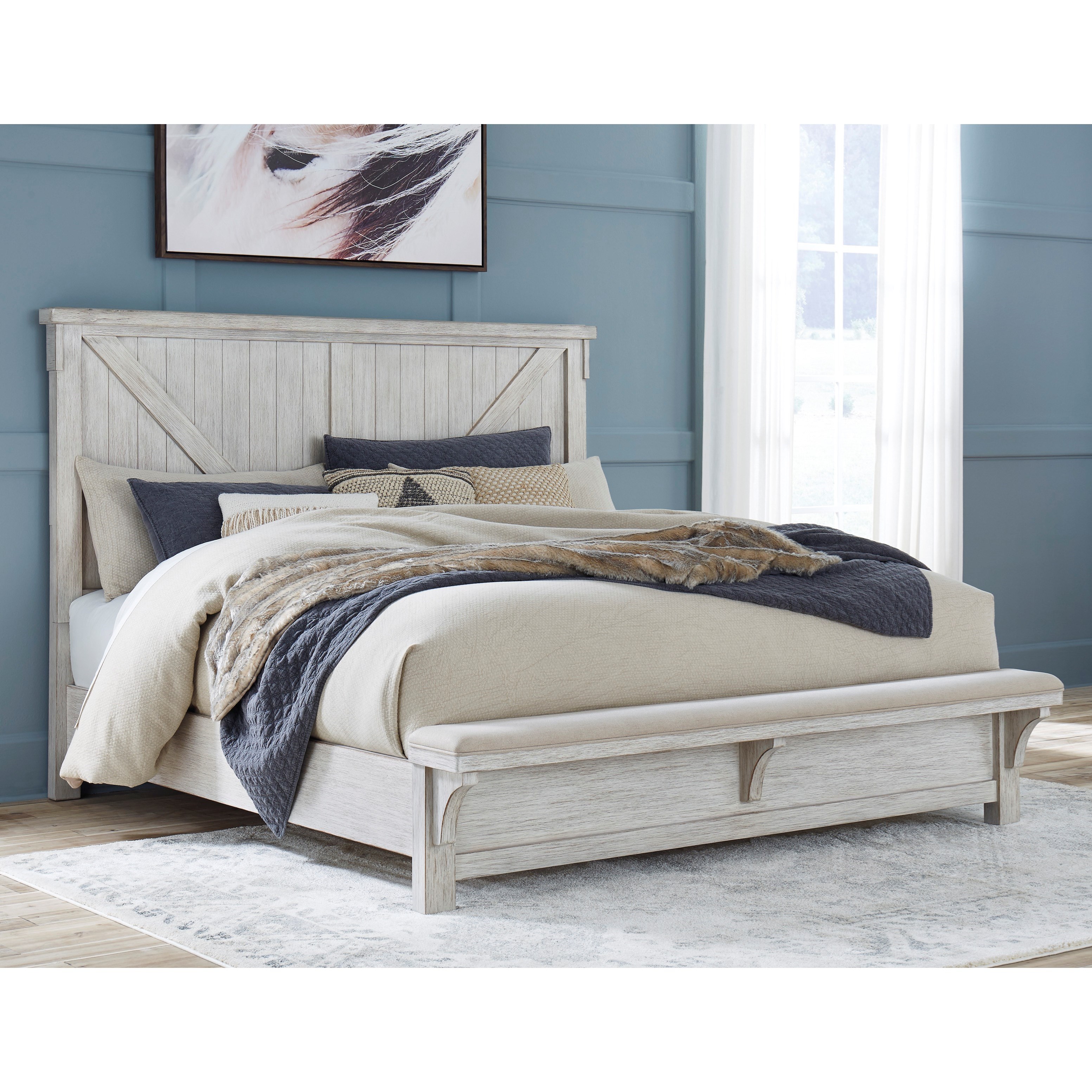 Signature Design by Ashley Brashland King Bed with ...