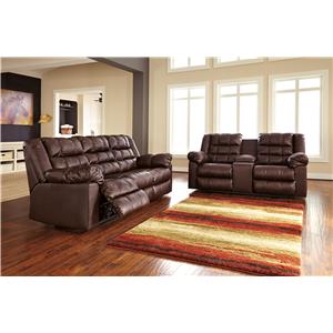 Signature Design by Ashley Brolayne DuraBlend® Reclining Living Room Group