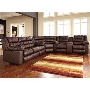 Signature Design by Ashley Brolayne DuraBlend® 3-Piece Reclining Sectional