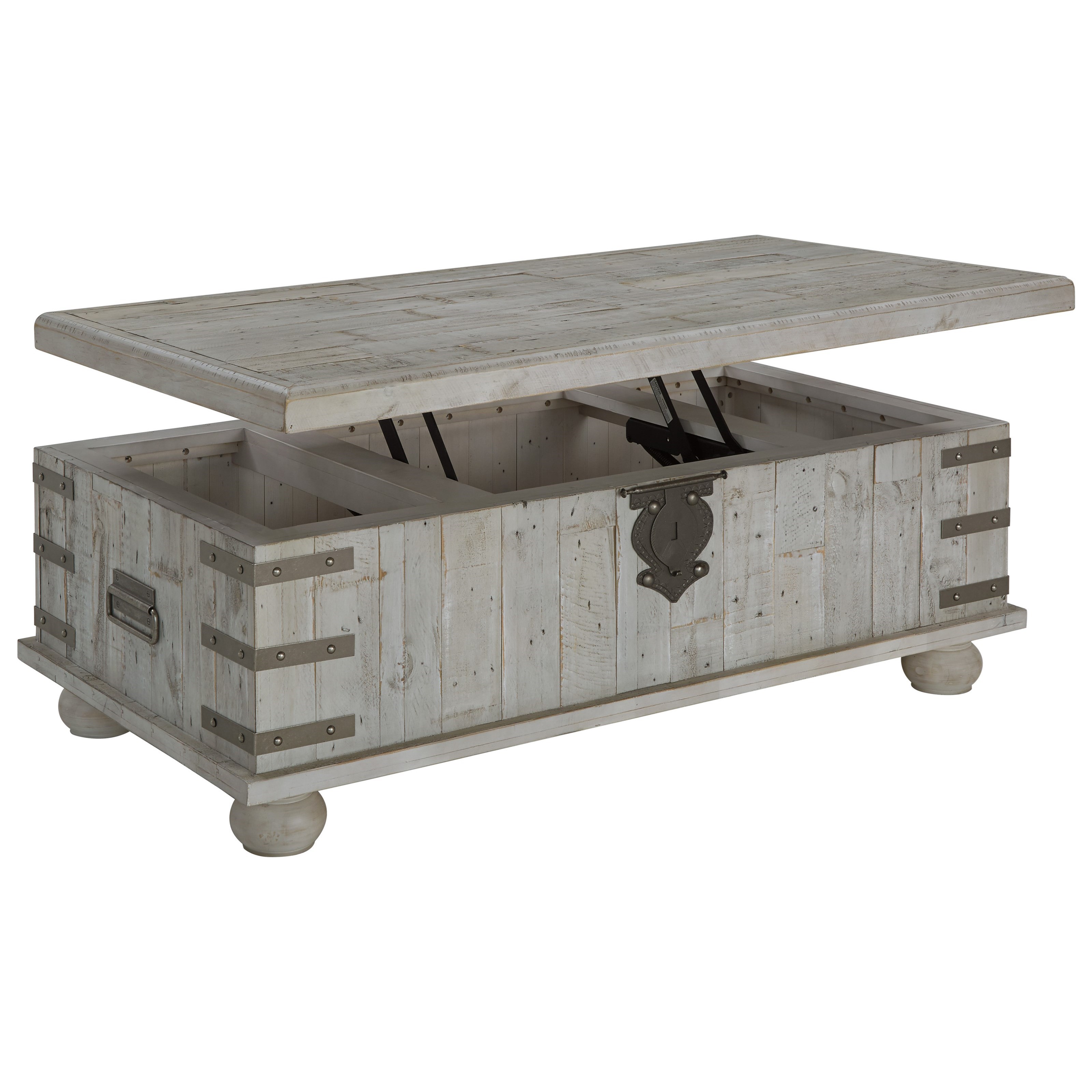 Signature Design by Ashley Carynhurst Industrial Lift Top ...
