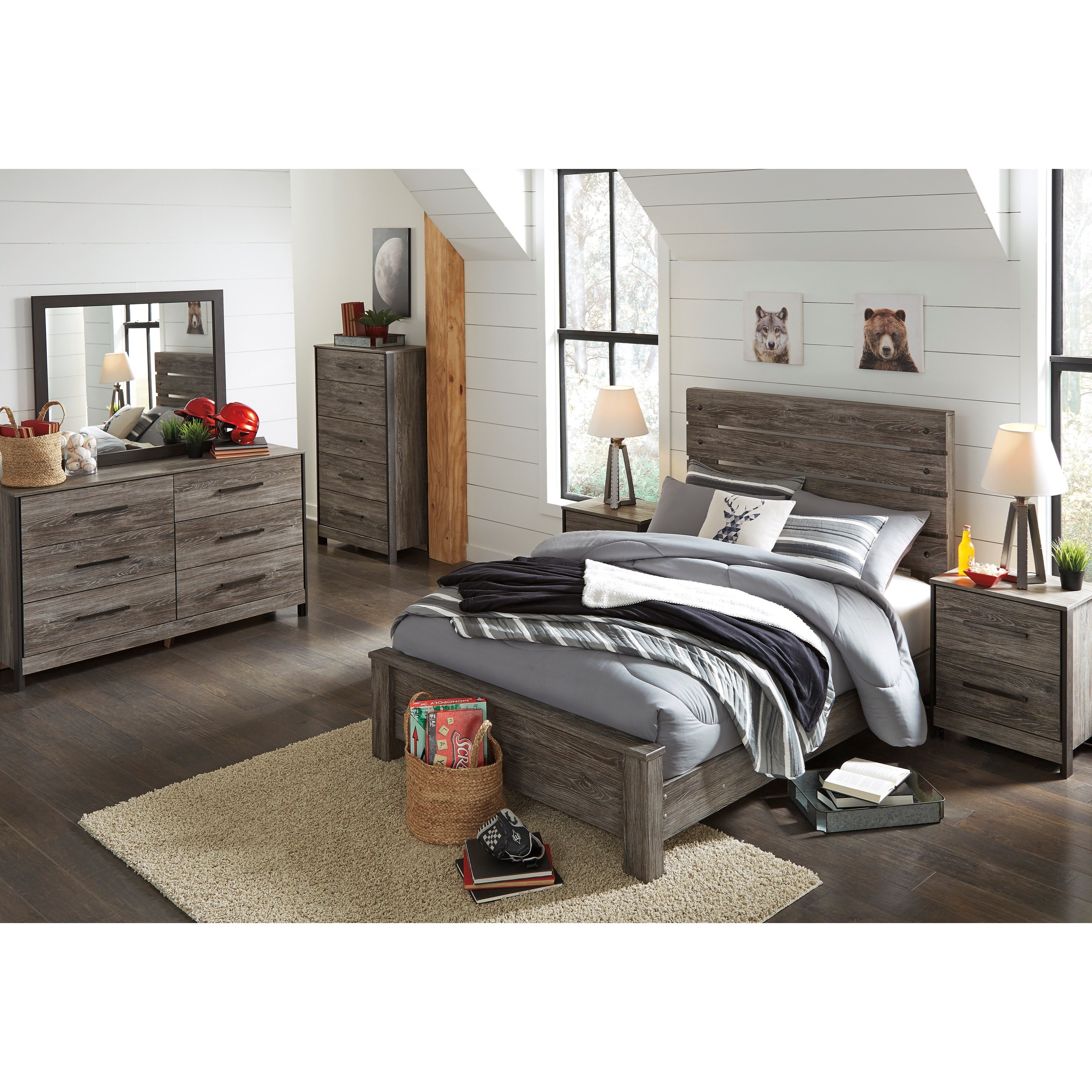 Signature Design by Ashley Cazenfeld Full Bedroom Group ...