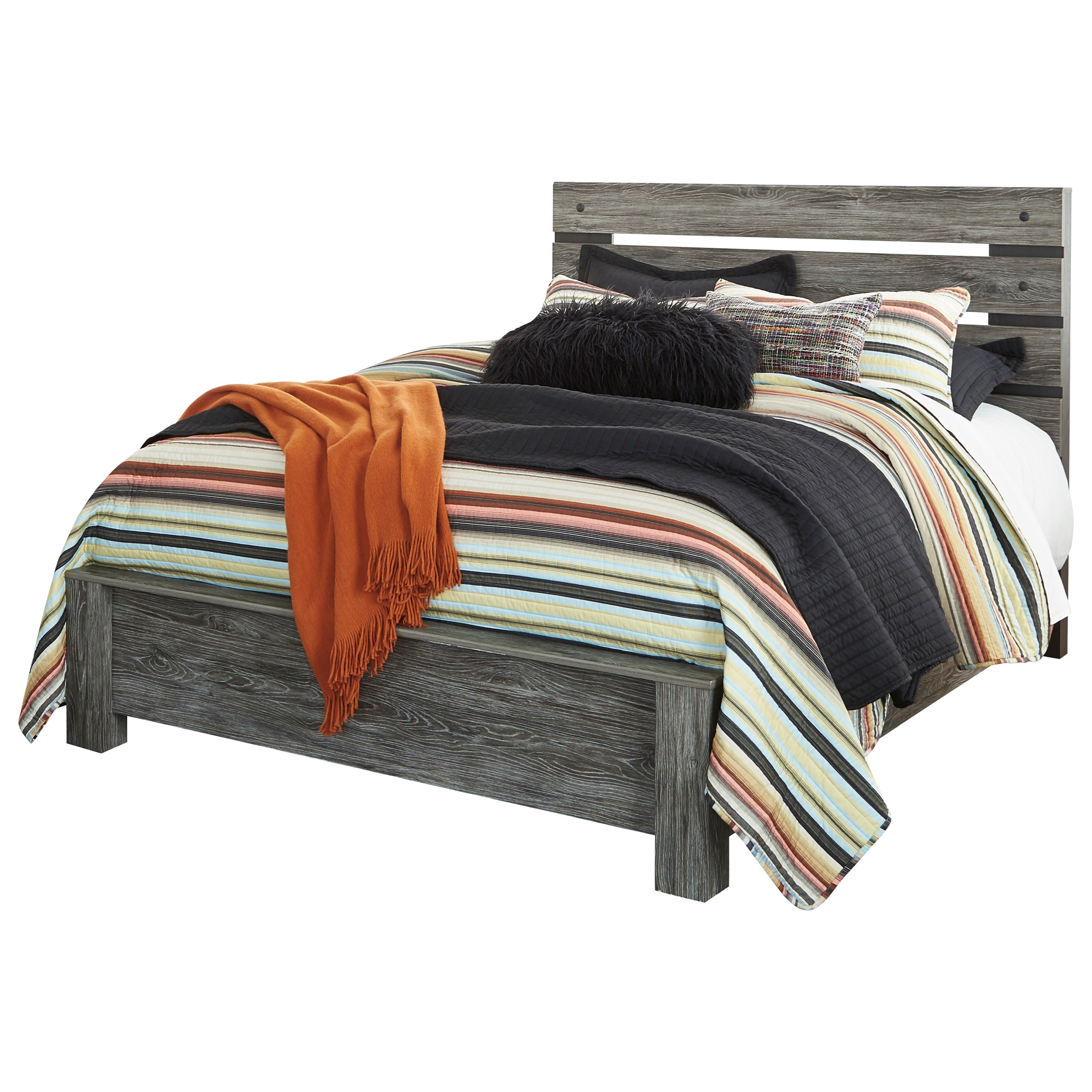 Signature Design by Ashley Cazenfeld Queen Panel Bed with ...