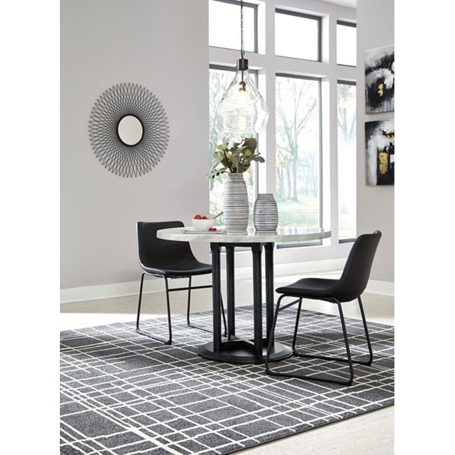 Signature Design by Ashley Centiar D372-14 Round Dining ...
