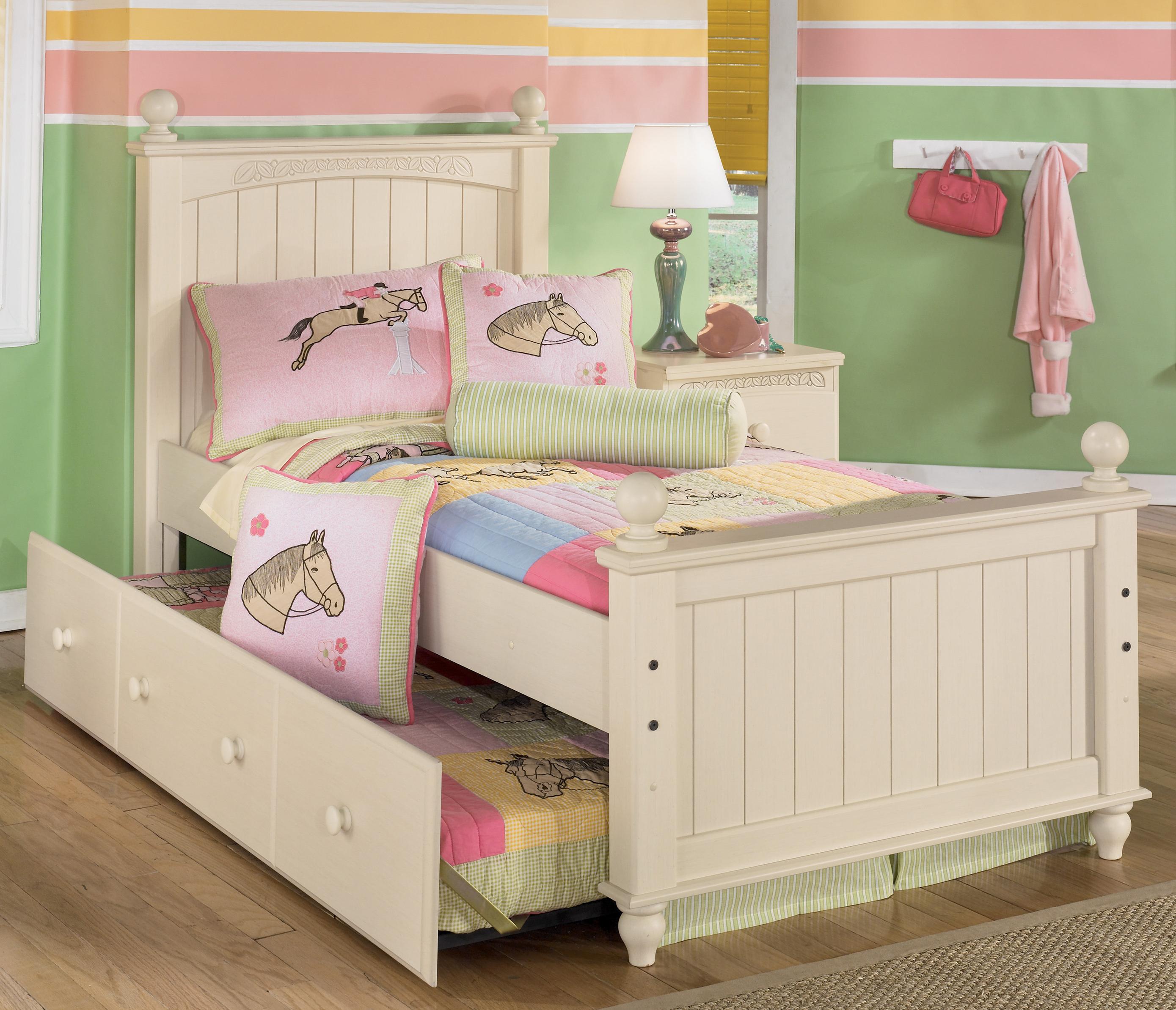 signature design by ashley cottage retreat twin poster bed with trundle item number b213 - Solid Wood Twin Bed Frame signature design by ashley cottage retreat twin poster bed with trundle item number b213 - Solid Wood Twin Bed Frame
