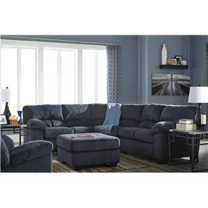 Ashley Signature Design Dailey Casual Contemporary Sofa Johnny Janosik Sofas