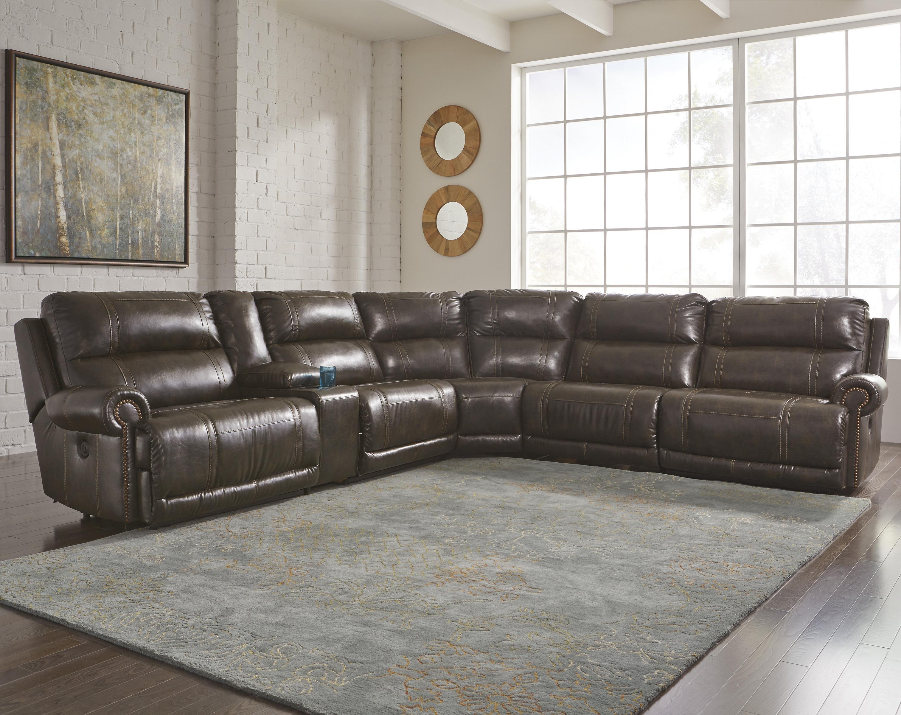 Signature Design by Ashley Dak DuraBlend 6 Piece Power Reclining