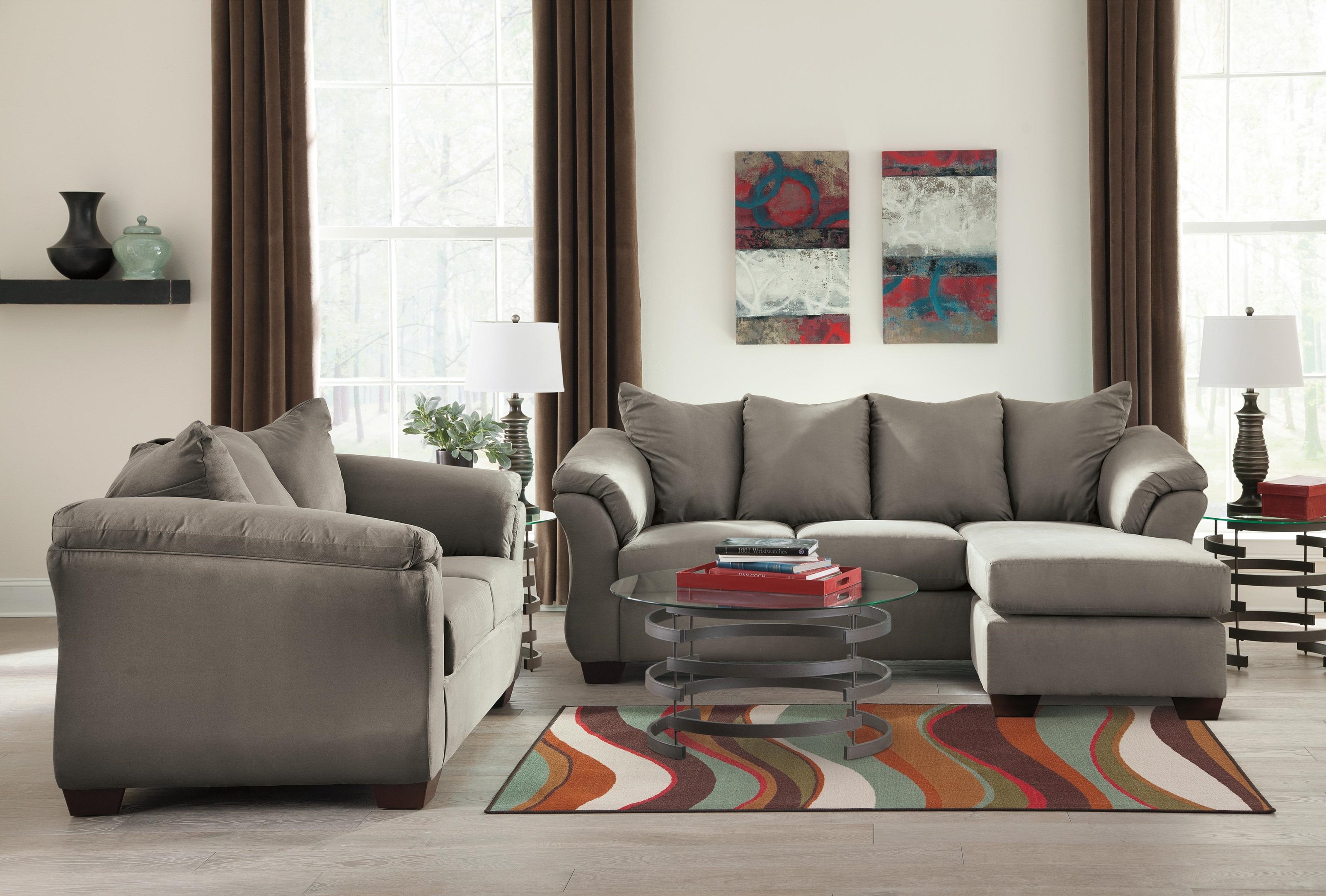 Signature Design By Ashley Darcy Cobblestone 7500518 35 20 Signature Design By Ashley Darcy