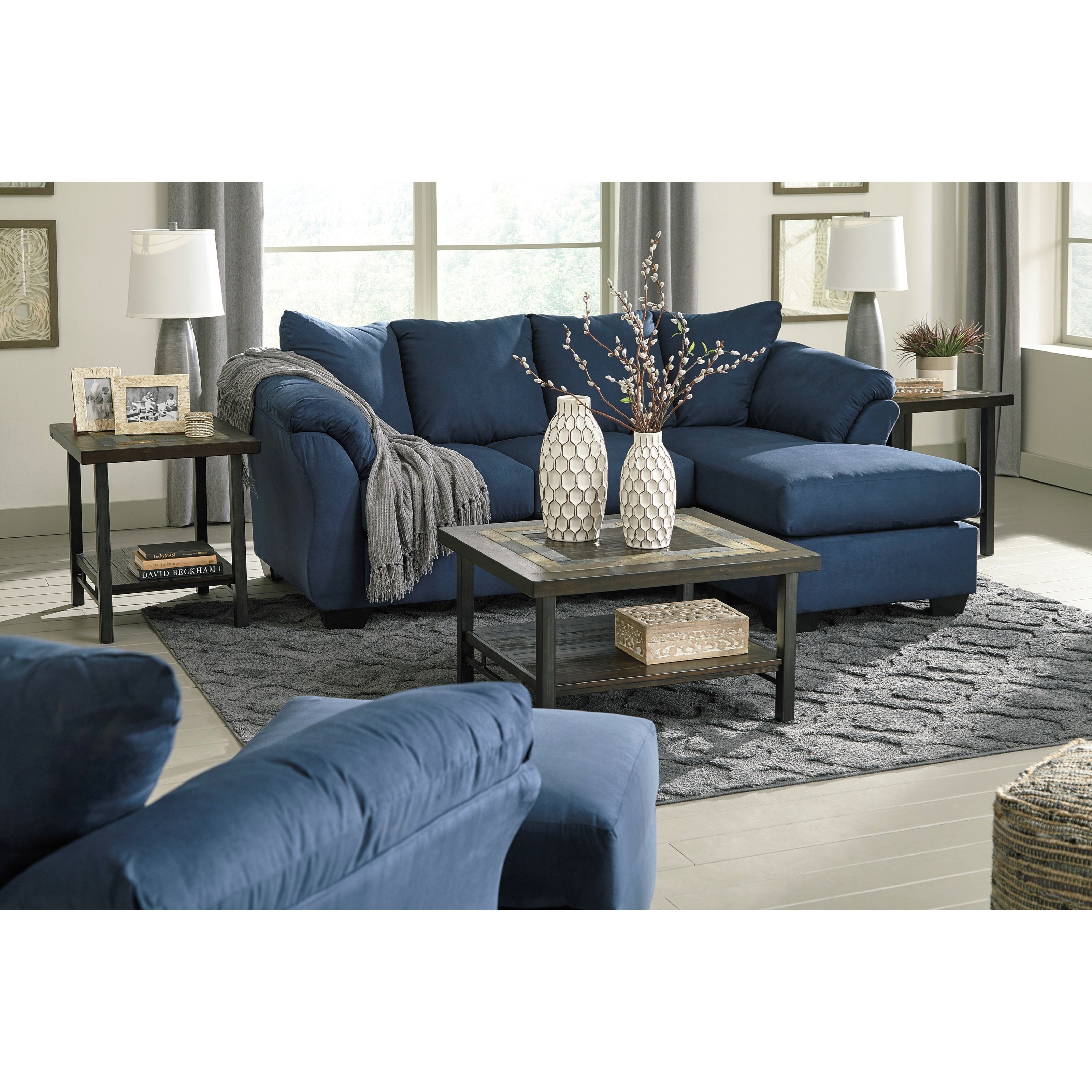 Signature Design by Ashley Darcy - Blue Contemporary ...