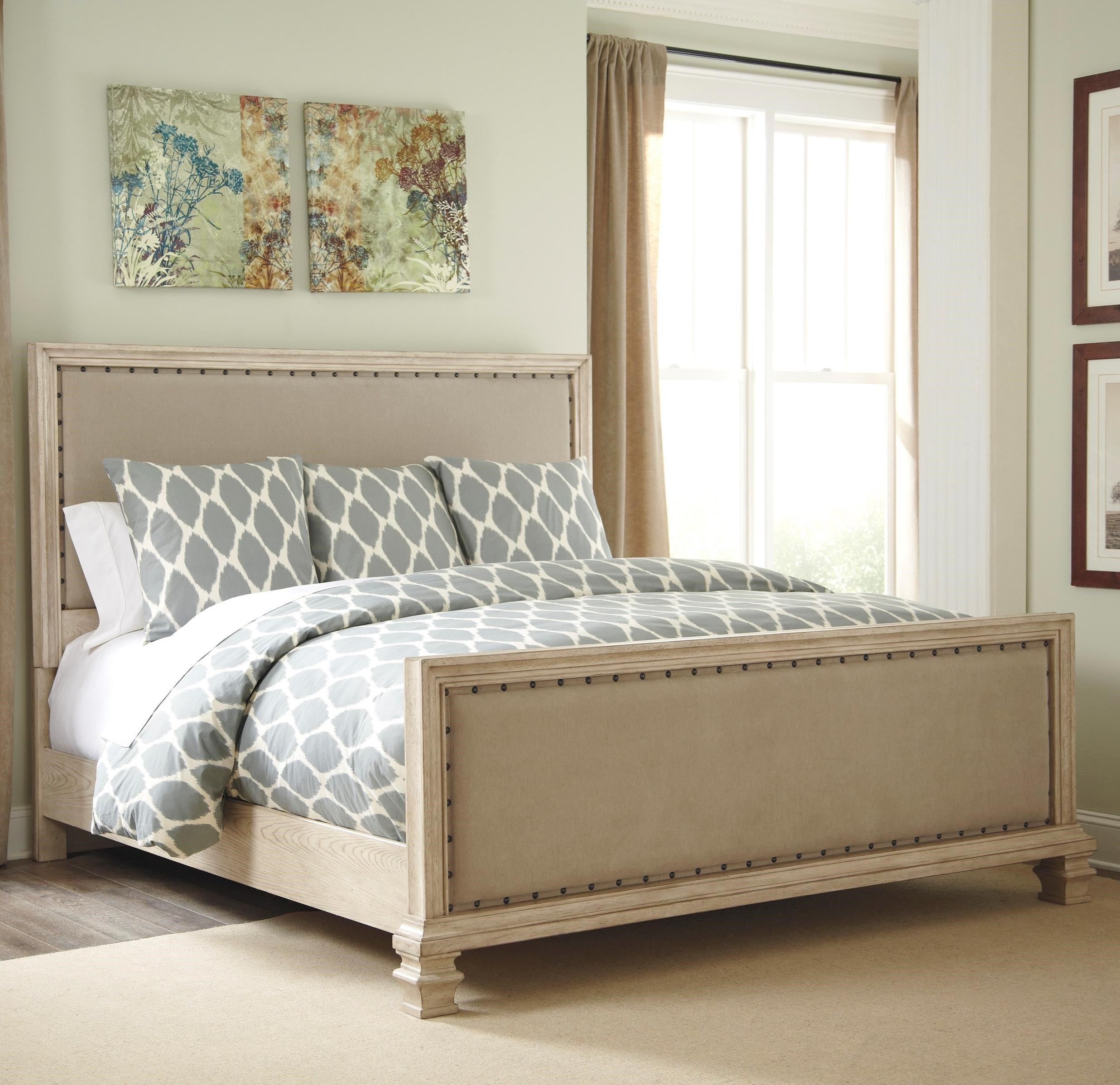 Queen Metal Antique Bed Headboard Brass 54/" Bedroom Vintage Furniture Beds Home