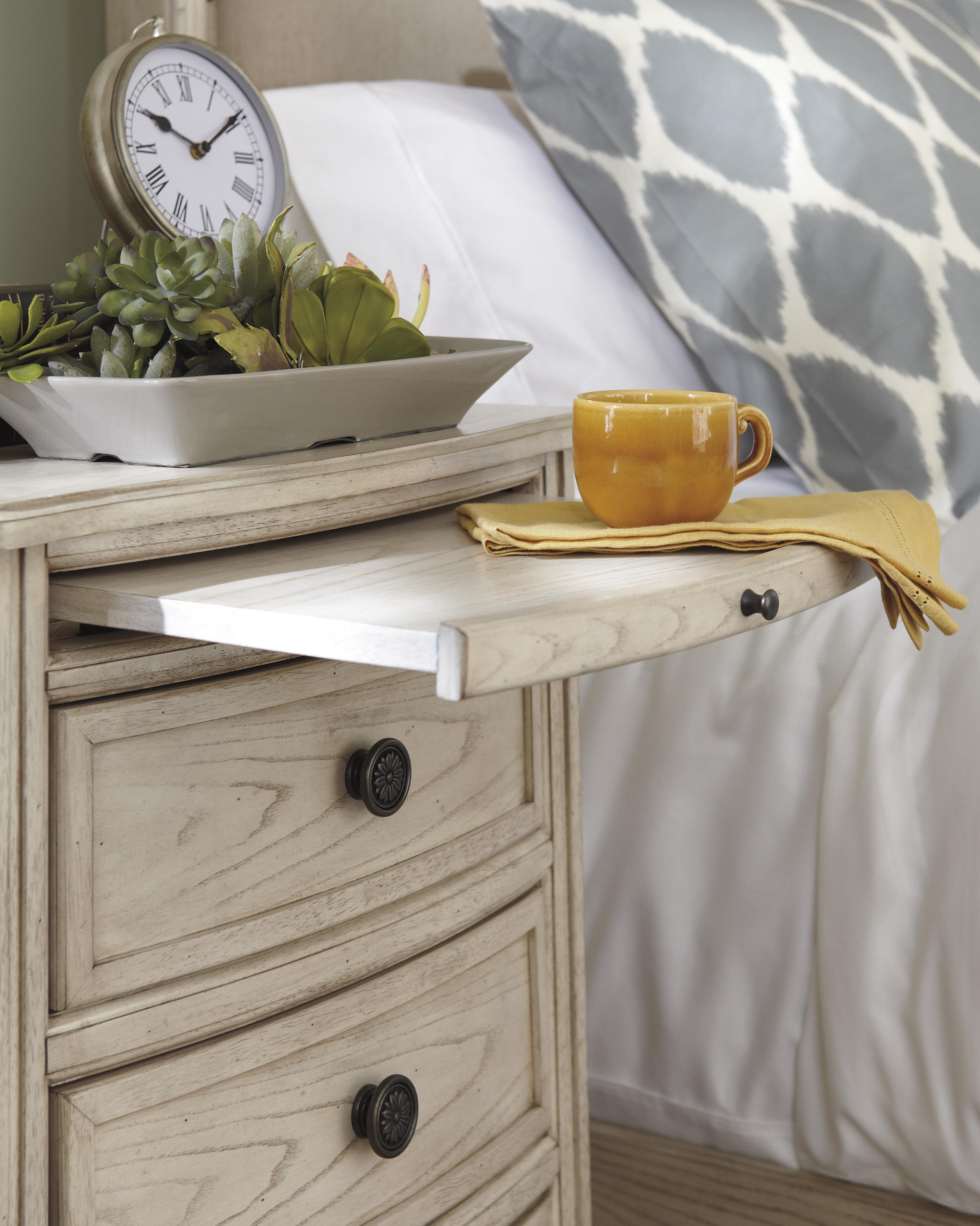 Signature Design by Ashley Demarlos Narrow Night Table with PullOut