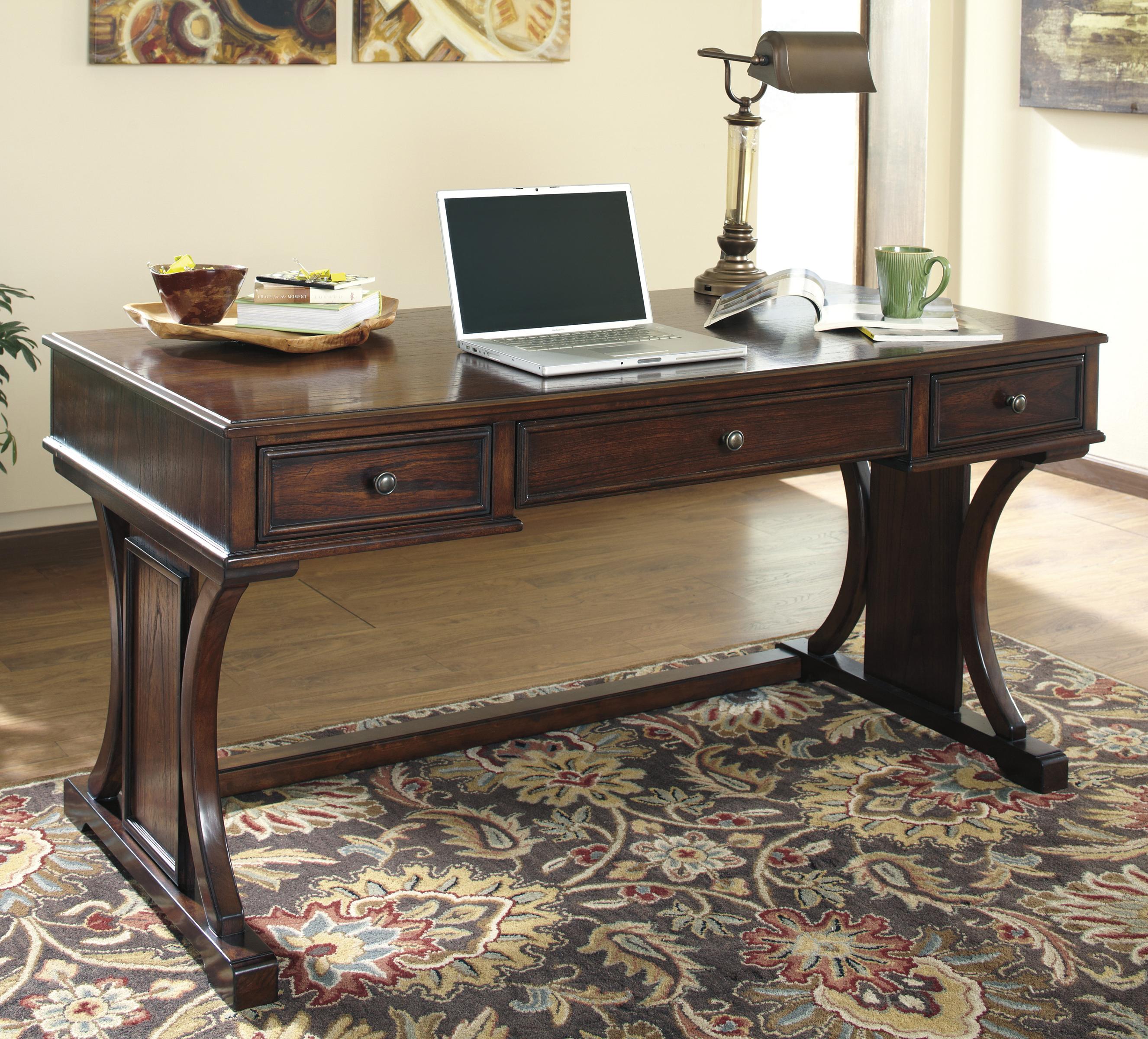 Signature Design By Ashley Devrik Home Office Desk With Drop Down Signature Design By Ashley Devrik Home Office Desk Item Number H619 27