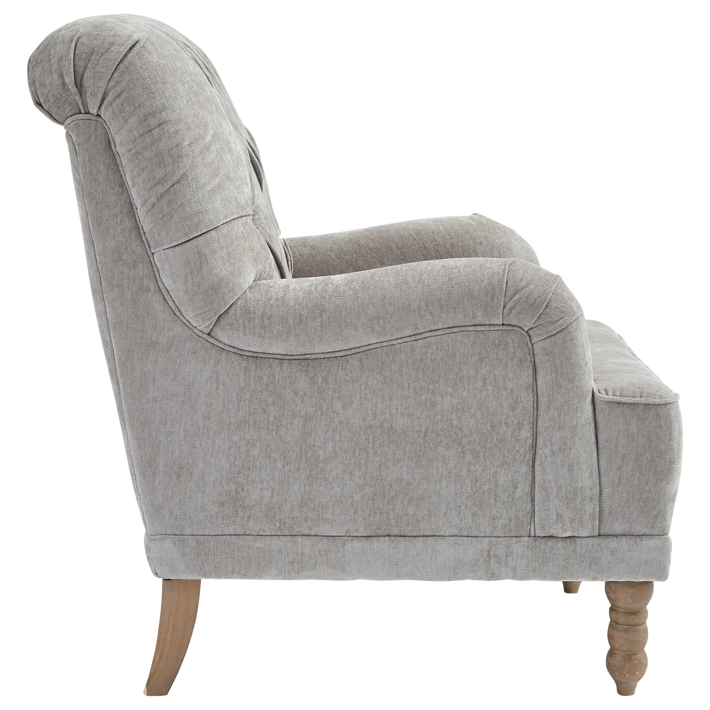 Signature Design by Ashley Dinara A3000200 Gray Accent Chair with