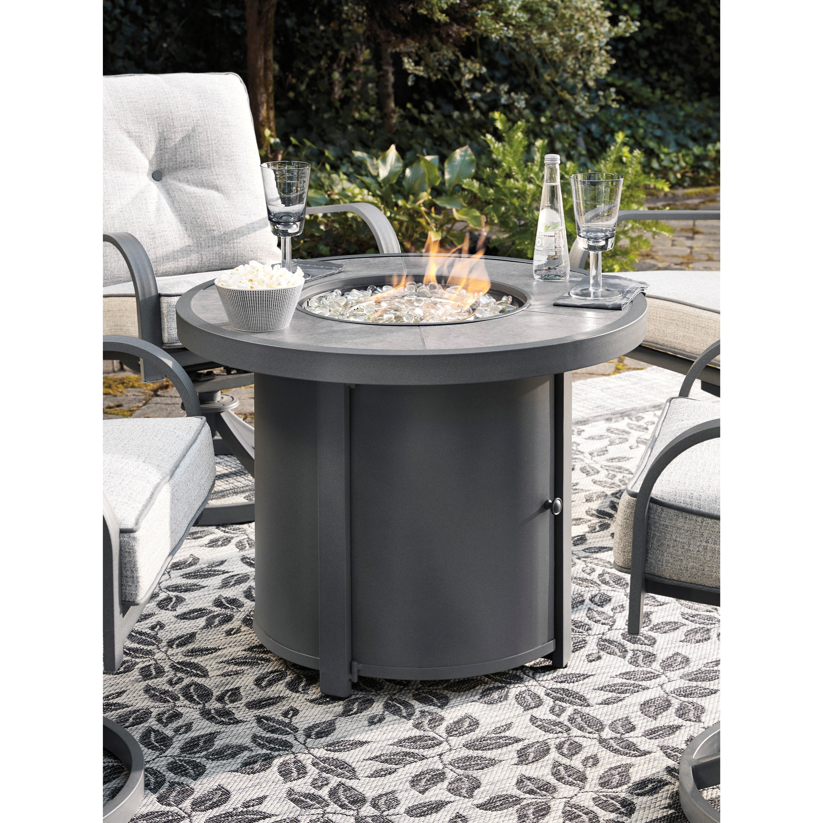 Ashley Signature Design Donnalee Bay P325-776 Round Fire ...