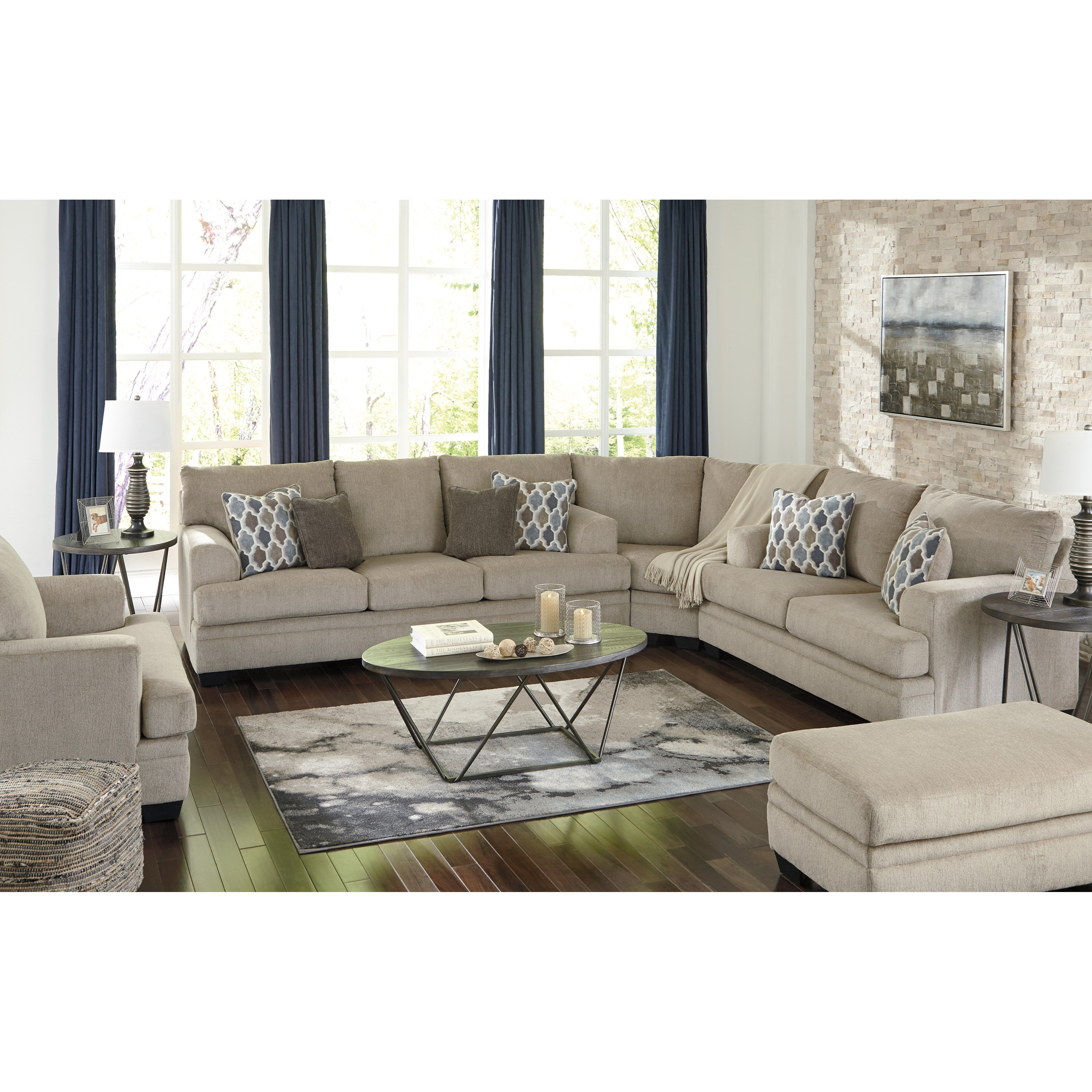 Signature Design by Ashley Dorsten Stationary Living Room Group  John V Schultz Furniture 