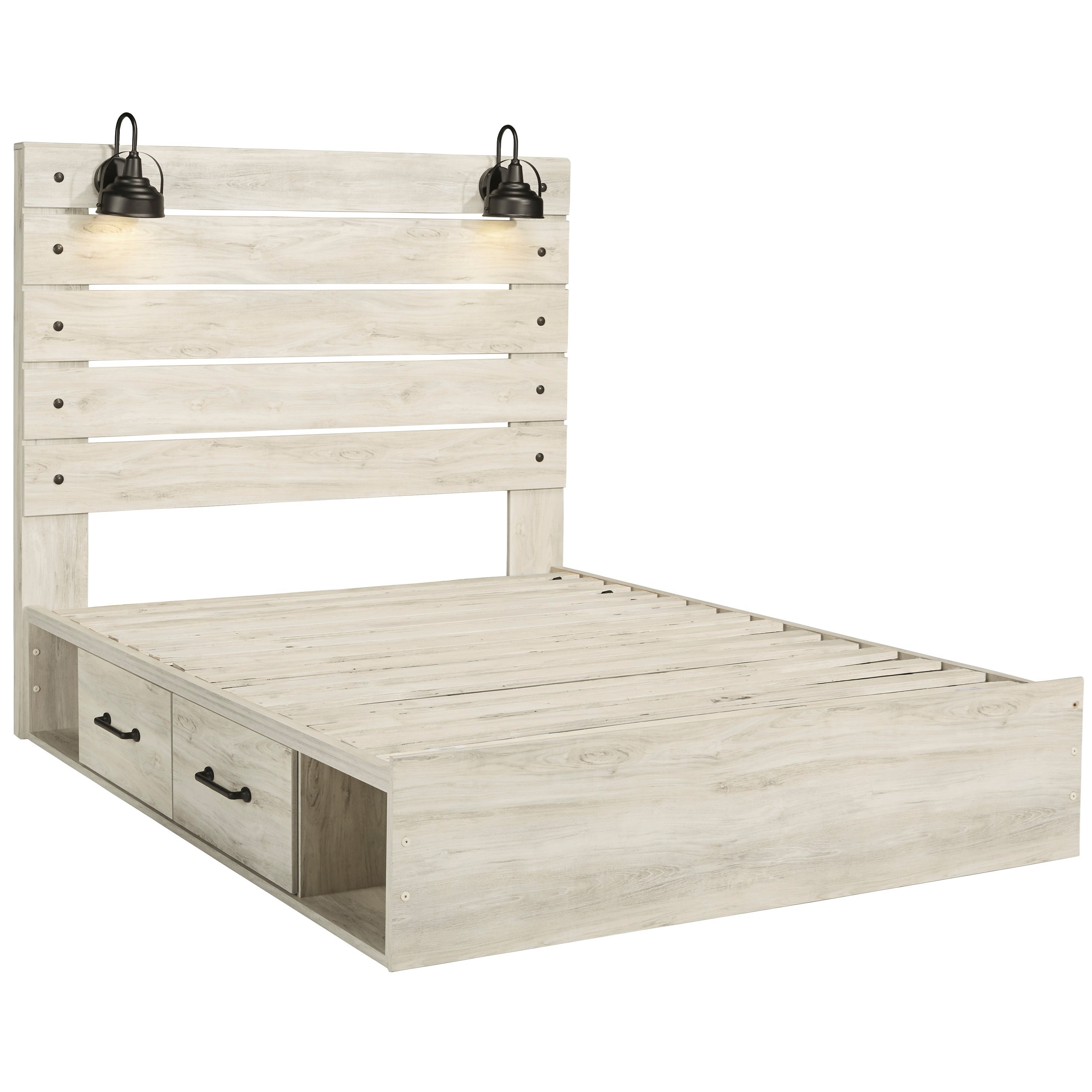 Signature Design by Ashley Cambeck Rustic Queen Storage ...